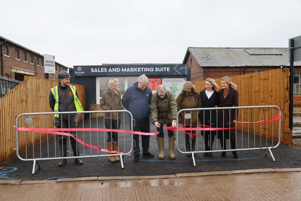 Ribbon cutting marks launch of The Old Farmstead Woodall Homes welcomes visitors to Bulcote development - Woodall Homes