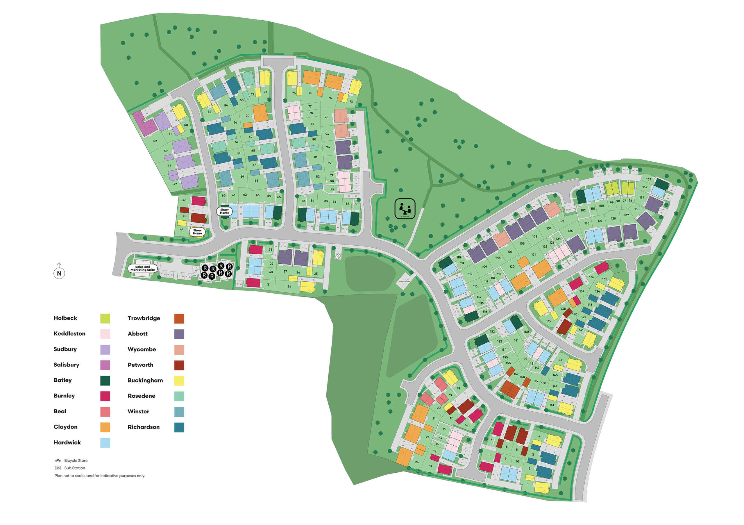 Appleton View site map