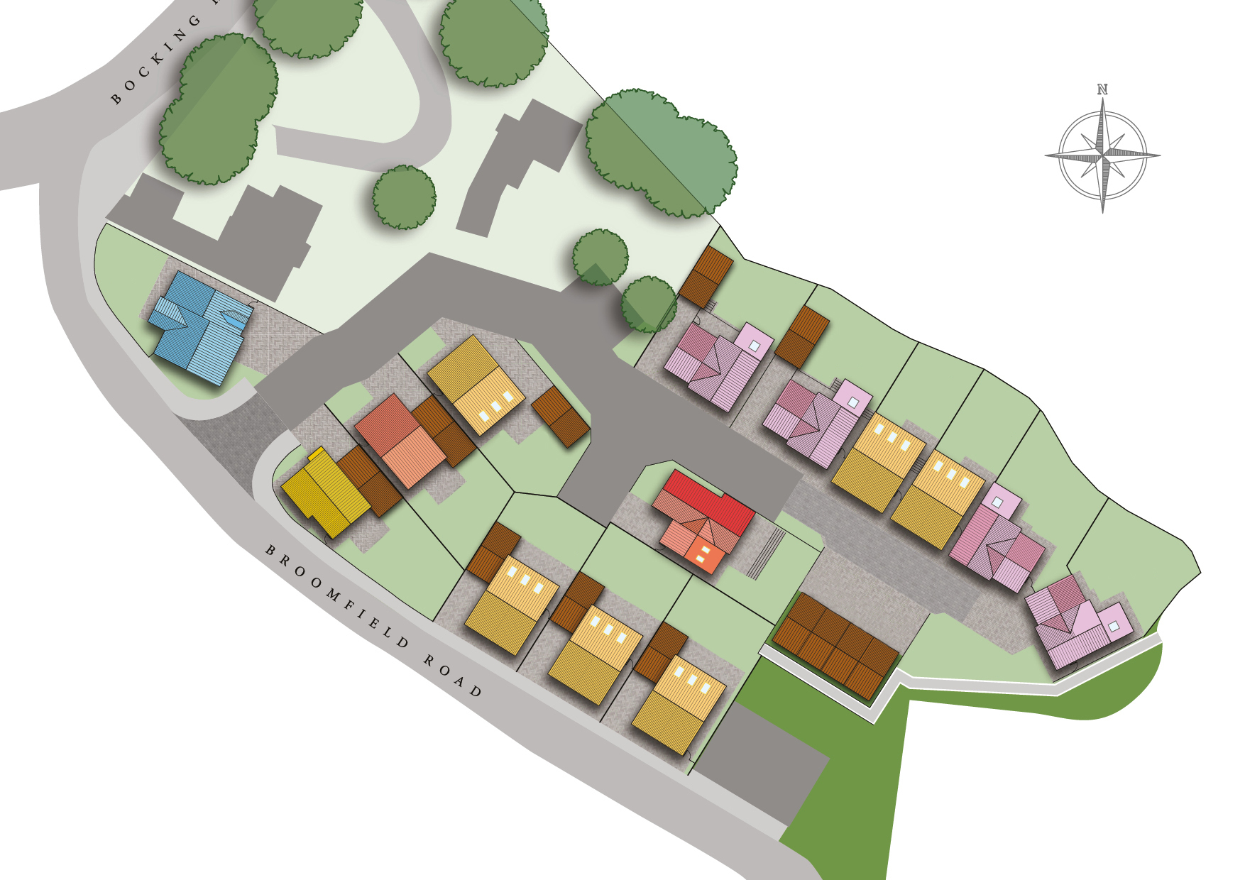 Willow Heights site map